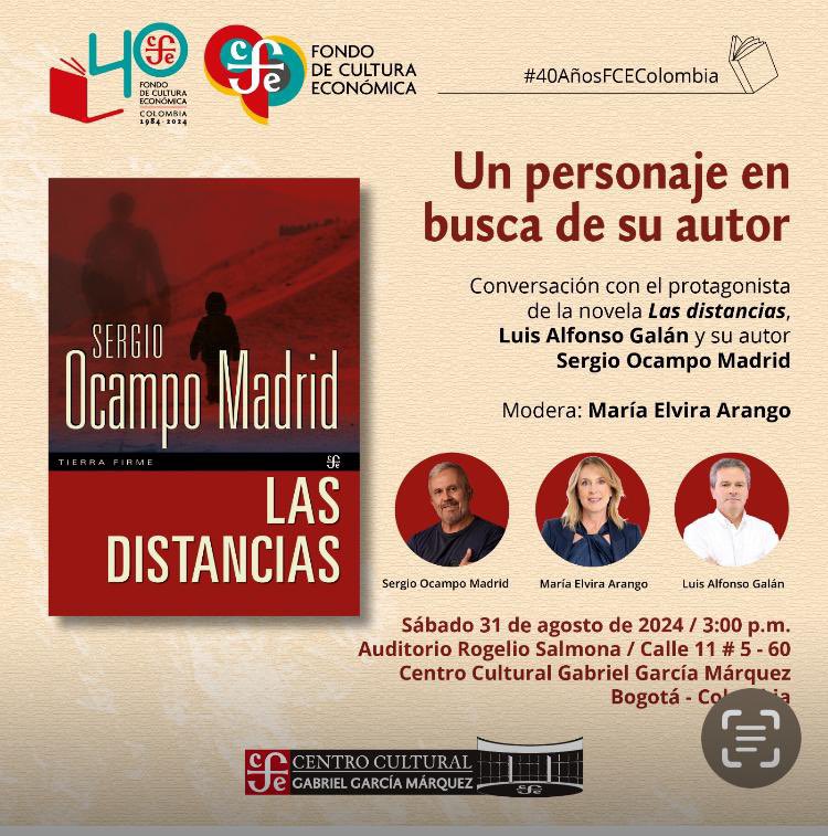 TodosxE's tweet image. Felicitaciones al profesor de la Facultad de Comunicación  Social y Periodismo @ocamposer de la @UExternado por la publicación de su libro "Las distancias" que será presentado el próximo sábado 31 de agosto en el Auditorio Salmona del @FCEColombia 👉🏽 librerianacional.com/producto/las-d…