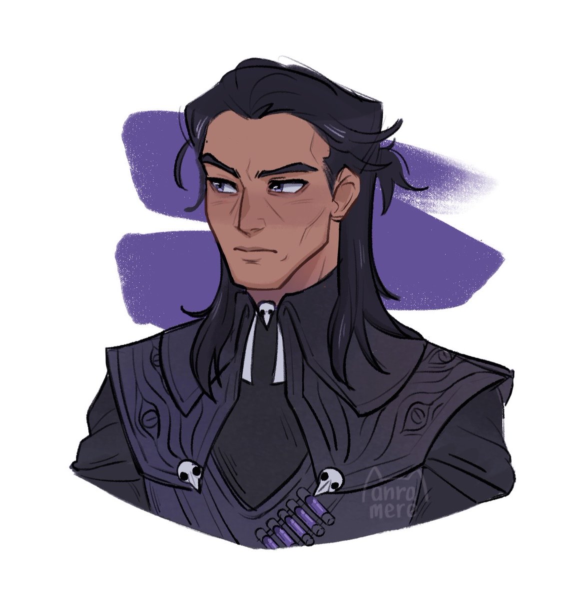 anramere19's tweet photo. So in Tevinter nights Lucanis didn’t have a beard… 
#lucanis #dragonage #veilguard https://t.co/pycNVohet3