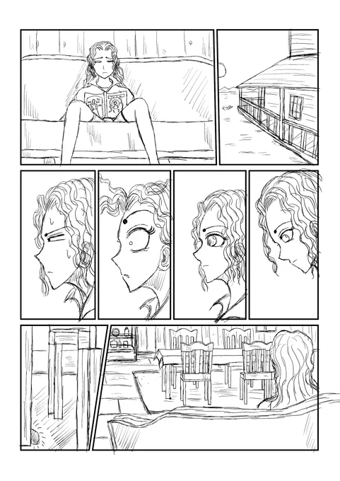#wip 
床を這う黒い影
な途中経過です 