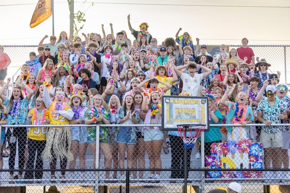 wbhsathletics's tweet photo. Bronco Nation is the BEST!! https://t.co/WYc7jwryvz