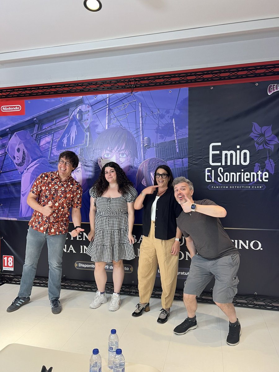 GAME España (@videojuegosgame) on Twitter photo ¡Un evento increíble! ❤️
#EmioElSonriente
<a href="/GarciaCruzDiego/">Diego García Cruz</a> <a href="/claratiscar/">Clara Tiscar</a> <a href="/cecilos/">Pauloma</a> <a href="/JuanGomezJurado/">Juan Gómez-Jurado</a> ¡Un evento increíble! ❤️
#EmioElSonriente
<a href="/GarciaCruzDiego/">Diego García Cruz</a> <a href="/claratiscar/">Clara Tiscar</a> <a href="/cecilos/">Pauloma</a> <a href="/JuanGomezJurado/">Juan Gómez-Jurado</a>