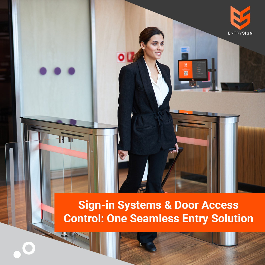 EntrySign's tweet photo. Sign-In Systems 🔁 Door Access Control

Integrating sign-in systems with door access control provides one seamless entry solution.

Learn more about the benefits of this integration in our latest blog 👉 https://t.co/0JBZQwtYmk

#dooraccesscontrol #accesscontrol #signinsystem https://t.co/x89pkBQocN