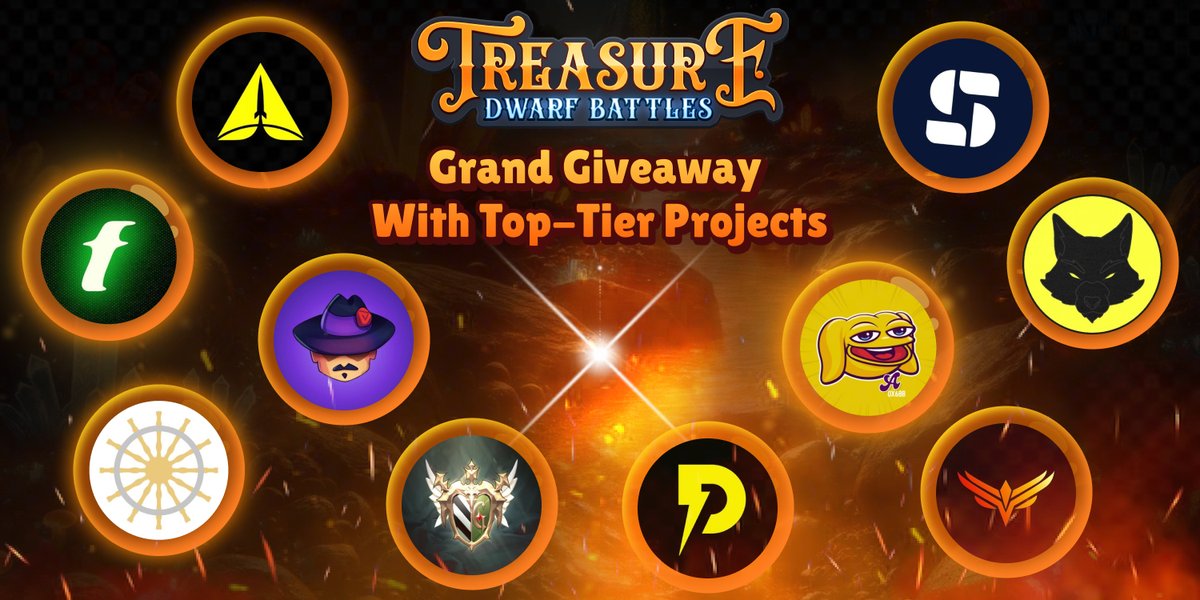 🚀 Grand Giveaway with Top-Tier Projects on Blast! 🎉

We’ve teamed up with some top-tier partners to reward their communities on <a href="/blast/">Blast</a> with 150 dwarfs FOR FREE for Treasure Dwarf Battles. 

Whether you’re a top member or a Token/NFT holder, you could be one of the lucky