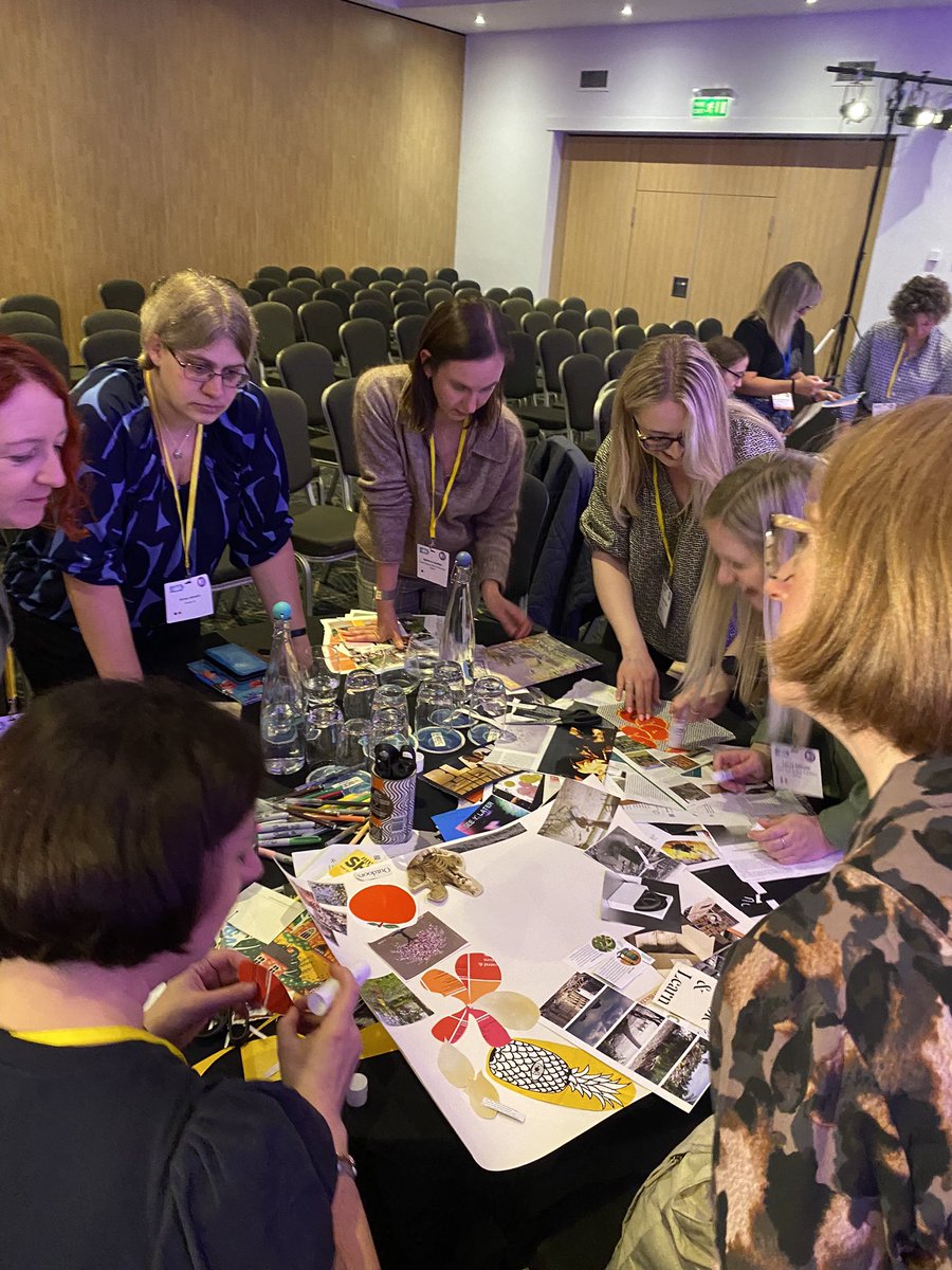 ARAEnvironment's tweet image. Creativity is flowing at the ARAen workshop. We are creating collages on responses to climate change, sector specific climate action and barriers we need to overcome! #ARA2024
