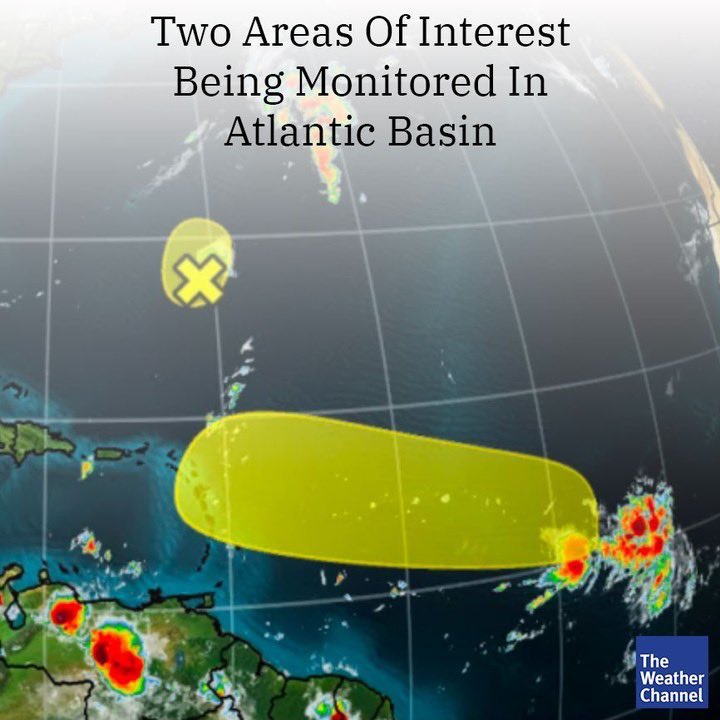 rudymperezt's tweet image. A medida que nos acercamos al pico típico de la temporada de huracanes, la cuenca del Atlántico está volviendo a despertar. #Clima #ClimaRD