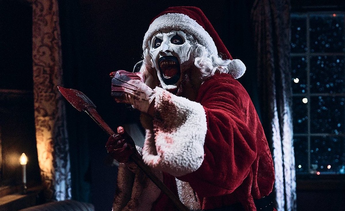 Get terrified again in two hours… #Terrifier3