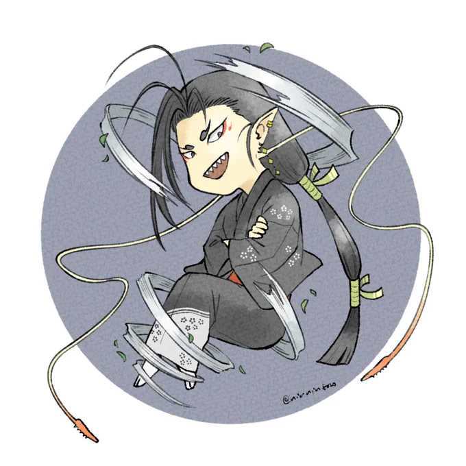 一番無難なのはポニテよな……… 私は茶筅髷みのあるポニテをよく描いてるけども…2枚目のやつみたいなの(名前知らん)も悪くはない あとはもう髪紐を和ァ~にするしかないよね………