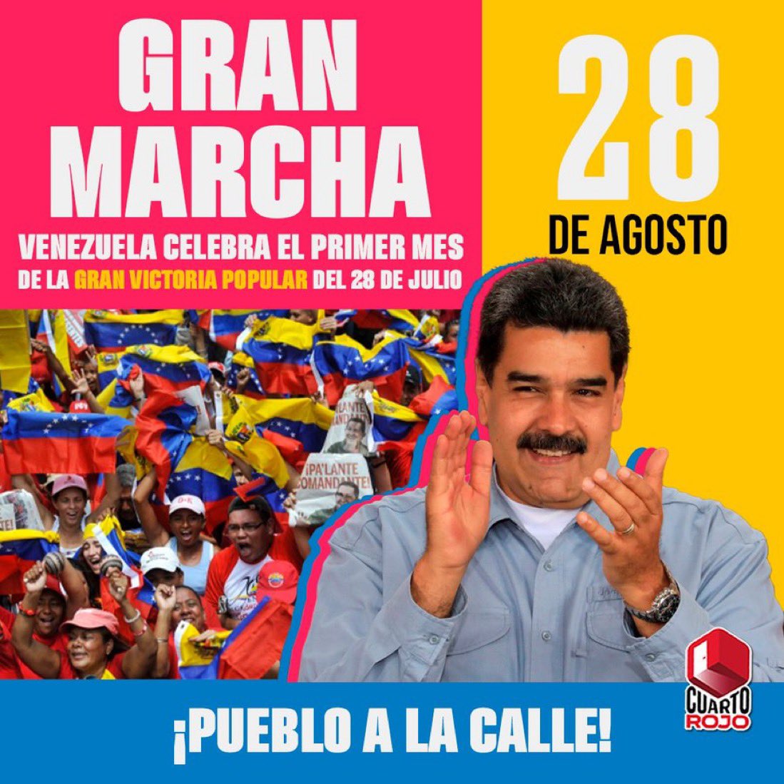 Hoy todo el chavismo a la calle a celebrar.