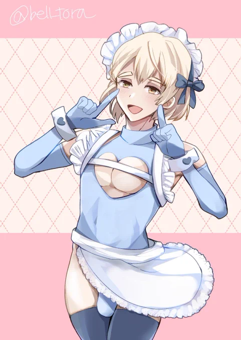 レオタードメイド巳波 #男の娘