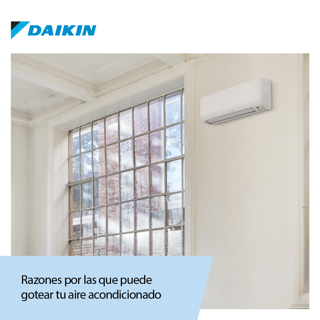 Daikin_es's tweet photo. 💧🔧 Aquí te contamos las posibles razones del goteo de tu aire acondicionado:
🌬️ Condensación Natural
🧼 Filtros Sucios
🚿 Problemas con el Drenaje
🌦️ Temperatura Exterior y Humedad
Más info en nuestro blog: https://t.co/NC9Y5Bfq2o https://t.co/beZsogzzJx