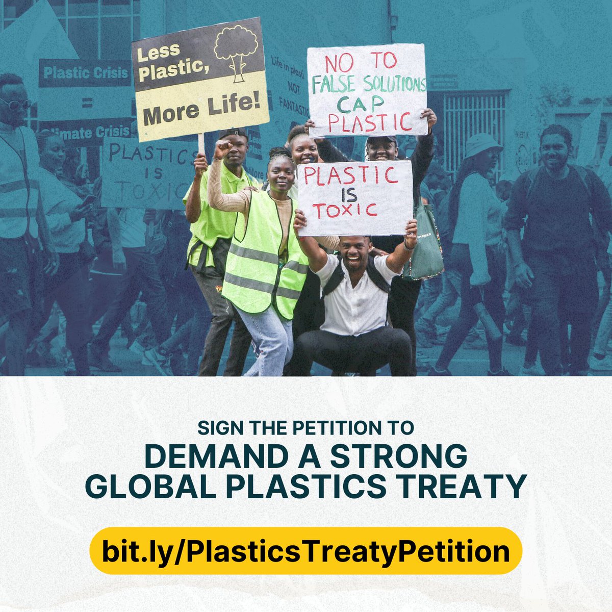 brkfreeplastic's tweet image. We need legally binding, time-bound, and ambitious targets to cap and dramatically reduce virgin plastic production. 

Sign the #PlasticsTreaty petition to demand world leaders to protect future generations.

👉 bit.ly/PlasticsTreaty… 

#BreakFreeFromPlastic #plasticpollution