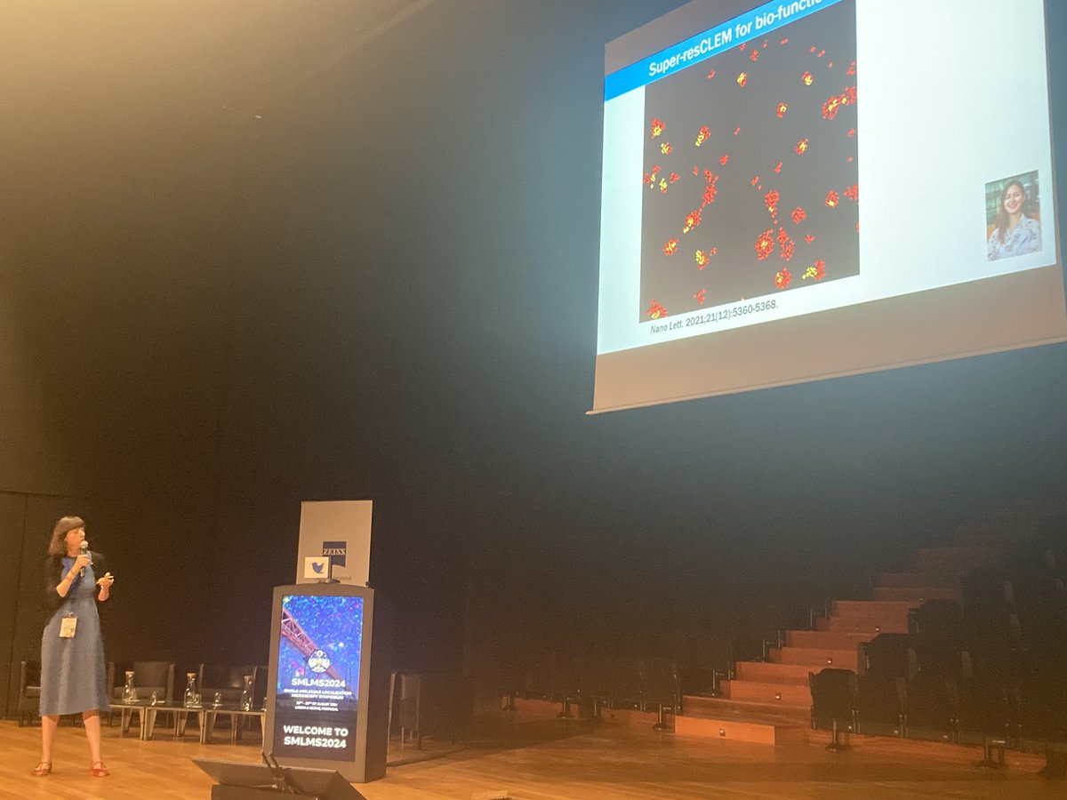 Our final talk of this session in #SMLMS2024 featured <a href="/shirubianomono/">Sílvia Pujals</a> showcasing her work on using #SMLM with #nanoparticles for applications in #nanomedicine 💊 <a href="/SMLM_Symposium/">Single Molecule Localization Microscopy Symposium</a>