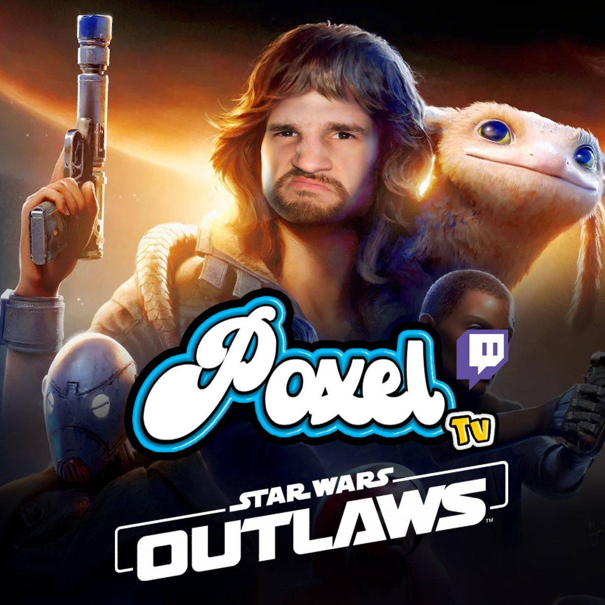 PixelFincky's tweet photo. 🌌 Prêt à prendre le contrôle de Kay Vess dans la toute nouvelle aventure Star Wars signée Ubisoft et Massive Entertainment !!Pour l'occasion, je vous donne rendez-vous en live samedi 31 à 10h pour une première exploration ensemble !👉 #StarWarsOutlaws https://t.co/Sbl24MUQG5