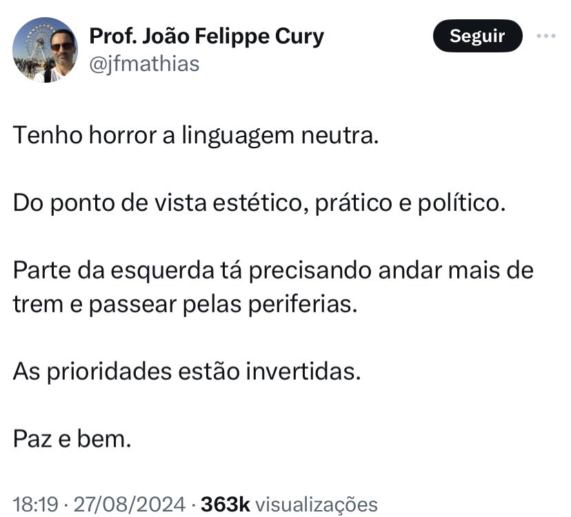 Tenho horror ao hino nacional. 

Do ponto de vista estético, prático e político. 

Parte da direita tá precisando andar mais de trem e passear pelas periferias. 

As prioridades estão invertidas. 

Paz e bem.