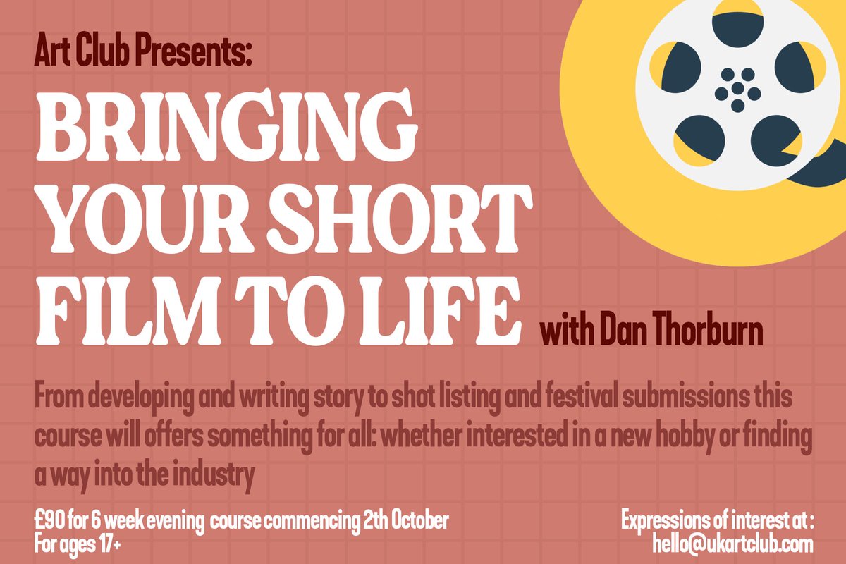 So excited to be asked to host this film lab close to where I grew up. Hope to see some of you guys in Heaton Moor at <a href="/ukartclub/">Art Club</a> in October. Register interest now ✌🏼