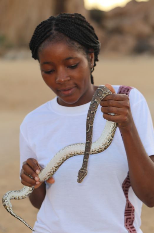 A new Angolan skink species has been named in honour of Suzana Bandeira, a scientist with The Nature Conservancy. It’s a well-deserved honour, especially as Suzana is one of very few Angolan herpetologists. 

Read more: blog.nature.org/2024/08/27/tnc…

📸 © John Cavagnaro, © Luis Ceriaco