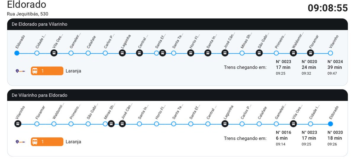 metrodebh's tweet image. Mais cedo, um trem estragou na estação Santa Inês e até agora a situação não foi resolvida. As composições estão circulando em via singela no trecho porque uma das vias ficou bloqueada. Mais uma vez a concessionária não informou nada a ninguém e não responde à imprensa.