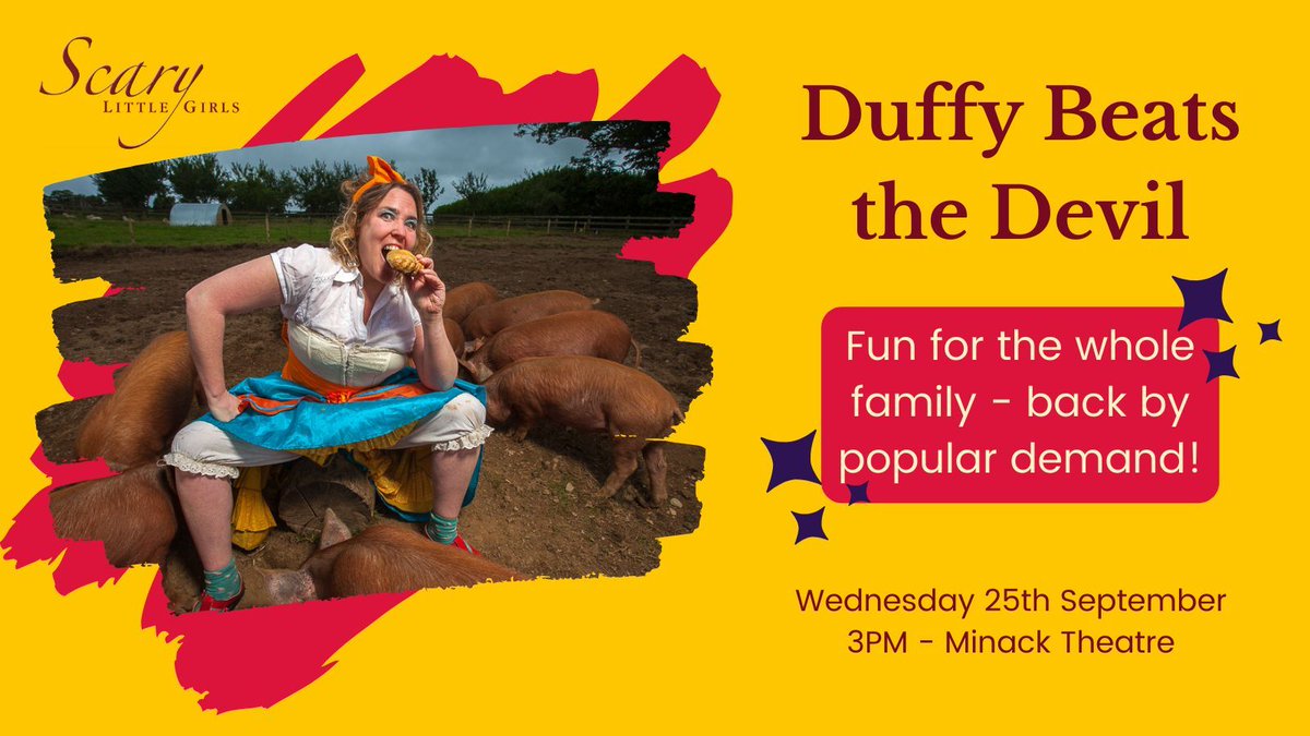 🎟️ Grab your tickets - only four weeks until opening night!

This autumn, we will be performing our all-singing, all-dancing, thigh-slappingly funny show 'Duffy Beats the Devil' at <a href="/minacktheatre/">Minack</a> ! 

Shows running from 25th Sep - 7th Oct, more info here ➡️ buff.ly/4cIlcDF