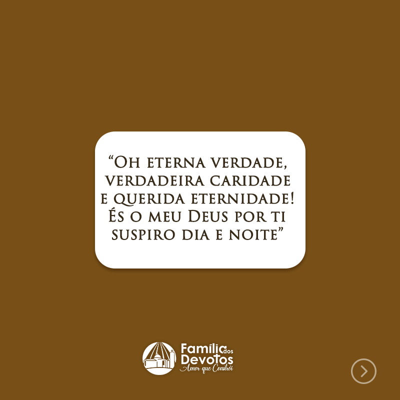 familiadevotos's tweet photo. Santo Agostinho é considerado o pai e o doutor da Igreja Católica.
Confira algumas das suas frases e compartilhe esse post!
#familiadosdevotos #santododia #santoagostinho #soudevoto #fe #devocao #santuarionacional https://t.co/amhUC8tn22