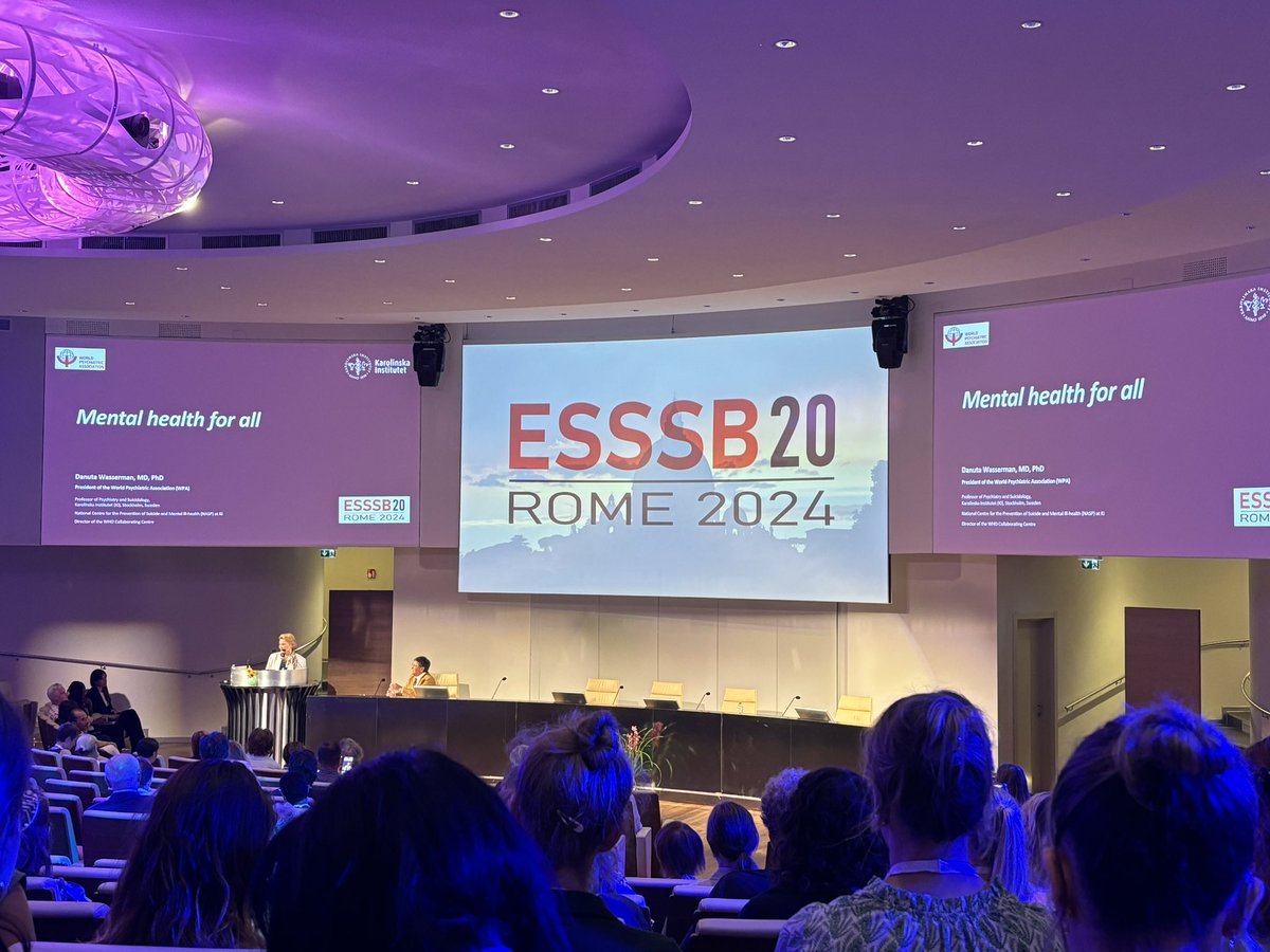 So excited to make it to the #ESSSB20 and be surrounded by amazing scientists all studying suicide