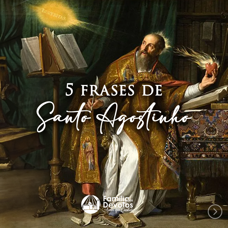 familiadevotos's tweet photo. Santo Agostinho é considerado o pai e o doutor da Igreja Católica.
Confira algumas das suas frases e compartilhe esse post!
#familiadosdevotos #santododia #santoagostinho #soudevoto #fe #devocao #santuarionacional https://t.co/amhUC8tn22