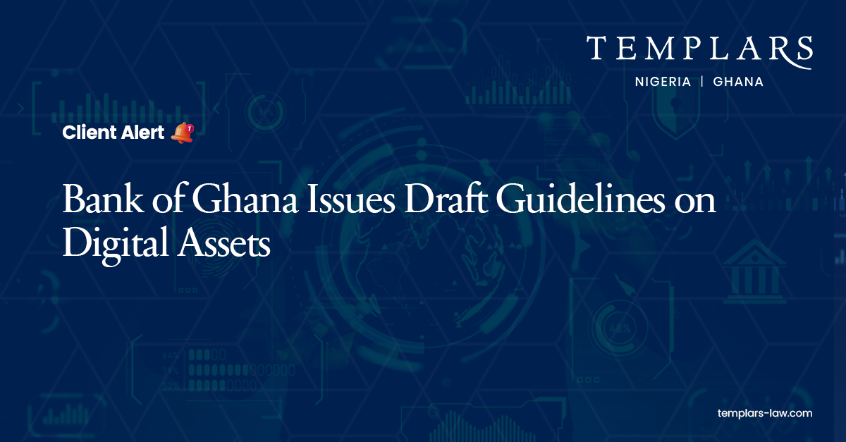 templars_law's tweet photo. The Bank of Ghana (BoG) has released an exposure draft for public comment on its proposed regulatory framework for digital assets. This marks a shift from the BoG's cautious stance on digital currencies, as it now aims to regulate and promote innovation while safeguarding financial sector integrity.
 
The draft sets requirements for Virtual Asset Service Providers (VASPs), focusing on consumer protection, cybersecurity, financial stability, and preventing financial crimes. It also defines the roles of Enhanced Payment Service Providers (EPSPs) and commercial banks in the digital asset landscape.
 
Stakeholders are urged to submit feedback by August 31, 2024, as their input will shape the future of digital asset regulation in Ghana. Businesses, especially VASPs and financial institutions, should start preparing for compliance now.
 
For assistance with these guidelines, please contact TEMPLARS Partner, Sarpong Odame, and Senior Associate, Aasiya Sarku Nettey.

Read publication: https://t.co/seaooRWrQu