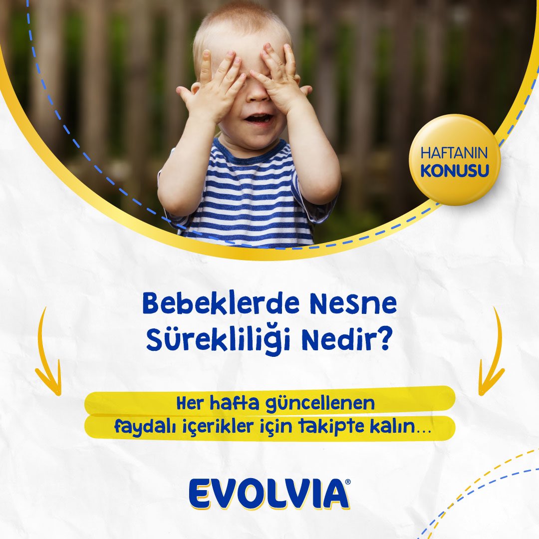 ‘’Bebeklerde Nesne Sürekliliği Nedir?’’ makalemize ulaşmak için; evolvia.com.tr/makaleler/bebe…