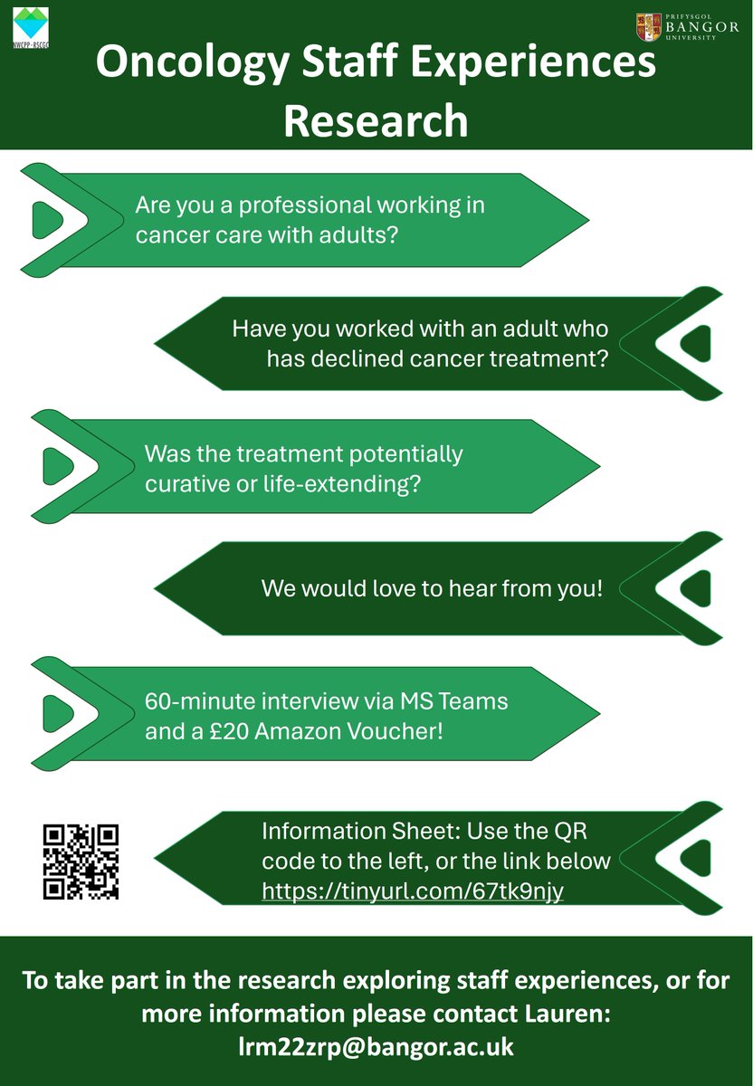 LaurenDclinPsy's tweet photo. ‼️Participants needed for doctoral research. Please see the advert below with a link to the information sheet ‼️#DClinPsy #research #thesis @BangorUni
 @dclinpsy_bangor
 @BNOSofficial
 @ACPUK https://t.co/Qw3zo4eg9H