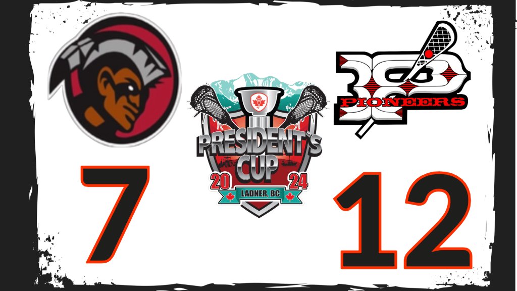 #PresCup2024 late Tuesday result 
presidentscup.lacrosse.ca/division/0/275…