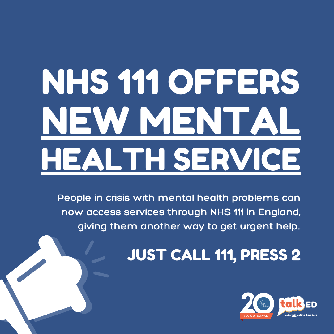 🚨 Did you know that people in crisis with mental health problems can now access services through NHS 111 in England?   

If you or someone you know is struggling, don't hesitate to reach out for support. Your mental health matters! #NHS111 #MentalHealthSupport