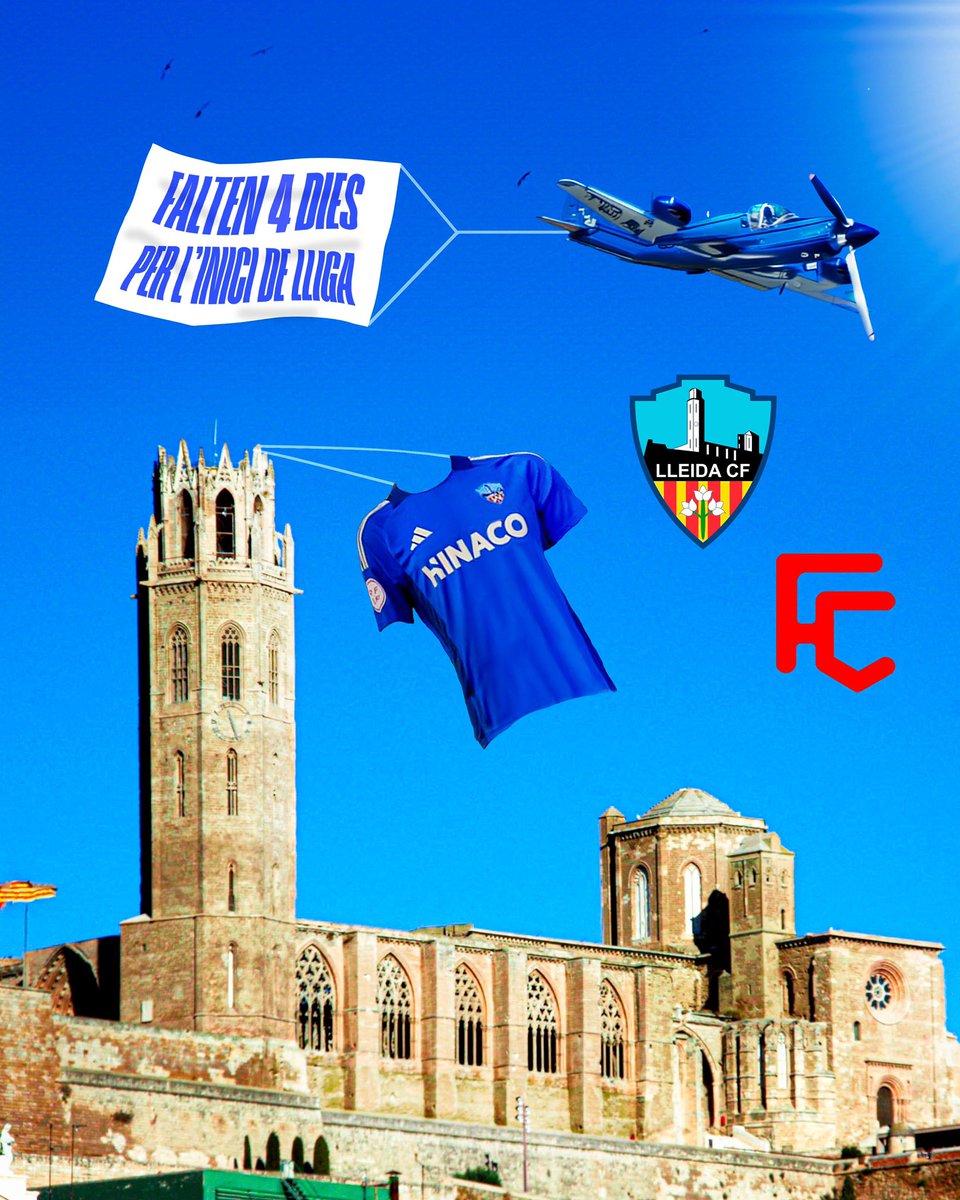 LleidaCF's tweet photo. Abonades i abonats que heu contractat el Pla Anual de FOOTBALLCLUB!!!! ⚽️💙

El codi per gaudir a preu reduït dels partits del nostre equip és LLEIDA25!

No te’n perdis ni un. Estem a punt de Lliga!!!🎉🎉

Lleida CF. Més forts. Més Lleida.💪🏼 https://t.co/q7KRyQ5IUn