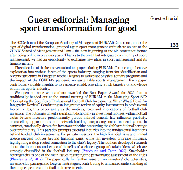 Sport, Business and Management tweet media