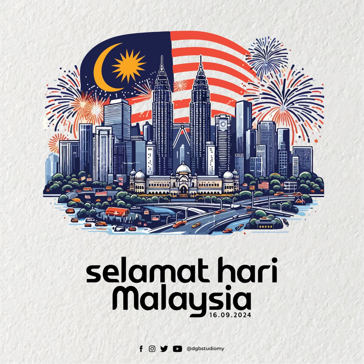 dgbstudiomy's tweet photo. SELAMAT HARI MALAYSIA!

Selamat Hari Malaysia 2024! Marilah kita bersatu padu dalam kepelbagaian untuk meneruskan legasi kemakmuran dan kemajuan negara yang kita cintai. Bersama-sama kita membina masa depan yang lebih cerah untuk generasi akan datang. Hidup Malaysia!😎 https://t.co/wBekPlbkKR