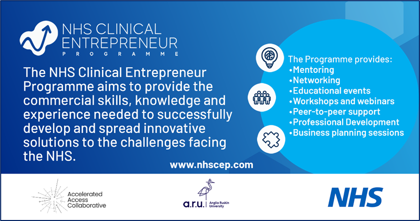CSO(Health)Scotland (@cso_scotland) on Twitter photo Are you a healthcare professional in Scotland who has spotted a challenge in the NHS? Have you got an innovative solution you want to develop and spread? The NHS Clinical Entrepreneur Programme <a href="/NHS_CEP/">NHS Clinical Entrepreneur Programme</a> can help! Apply from 1stOctober nhscep.com/apply-now
<a href="/NHSResearchScot/">NHS Research Scotland</a> Are you a healthcare professional in Scotland who has spotted a challenge in the NHS? Have you got an innovative solution you want to develop and spread? The NHS Clinical Entrepreneur Programme <a href="/NHS_CEP/">NHS Clinical Entrepreneur Programme</a> can help! Apply from 1stOctober nhscep.com/apply-now
<a href="/NHSResearchScot/">NHS Research Scotland</a>