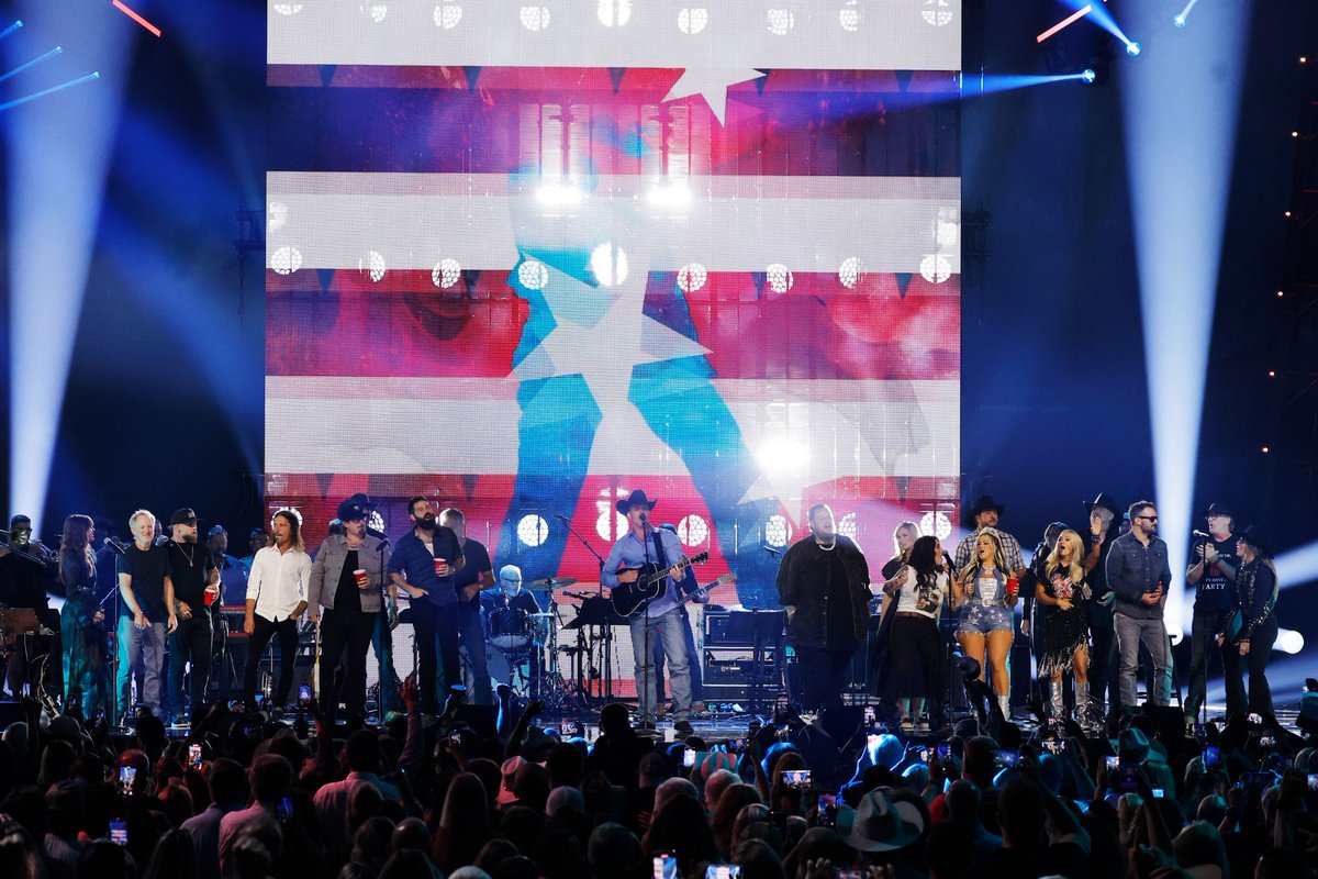 Grateful to be a part of a night honoring a legend. Toby Keith: American Icon airs tonight at 9/8c on @NBC and streaming on @Peacock.