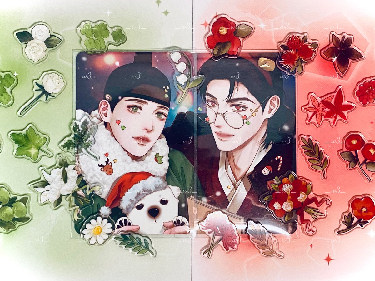 FeverfewLu's tweet photo. ❤️💚🐾
My couple in happiness for sure. 🥹
So harmonious even Jaeshin in green and Nok in red with these beautiful white suits.💐

thanks to the great work of

@ananas4write
 
@c_r_jade
 
#귀야곡 #TheGhostsNocturne #鬼夜曲 https://t.co/0x7Kz5IpUs