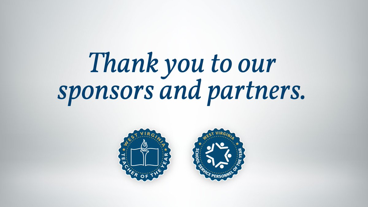 WVEducation's tweet photo. As we approach the 2025 Celebration of Excellence in Education: Honoring the West Virginia Teacher of the Year and the West Virginia School Service Personnel of the Year event, we would like to thank the following sponsors! 🎉

✅Toyota Motor Manufacturing, West Virginia, Inc.
✅ Highmark Blue Cross Blue Shield, West Virginia
✅ Horace Mann Insurance Solutions
✅ @WVLottery 
✅ @WVTourism
✅ Leadership West Virginia
✅ West Virginia Education Association
✅ @AFTWV
✅ West Virginia School Service Personnel Association
✅ West Virginia Professional Educators
✅ Kin Ship Goods
✅ Blenko Glass Company

Learn more 👉 https://t.co/WLmRRo61YU.

#WVEd #WVTOY2025 #WVSPOY2025