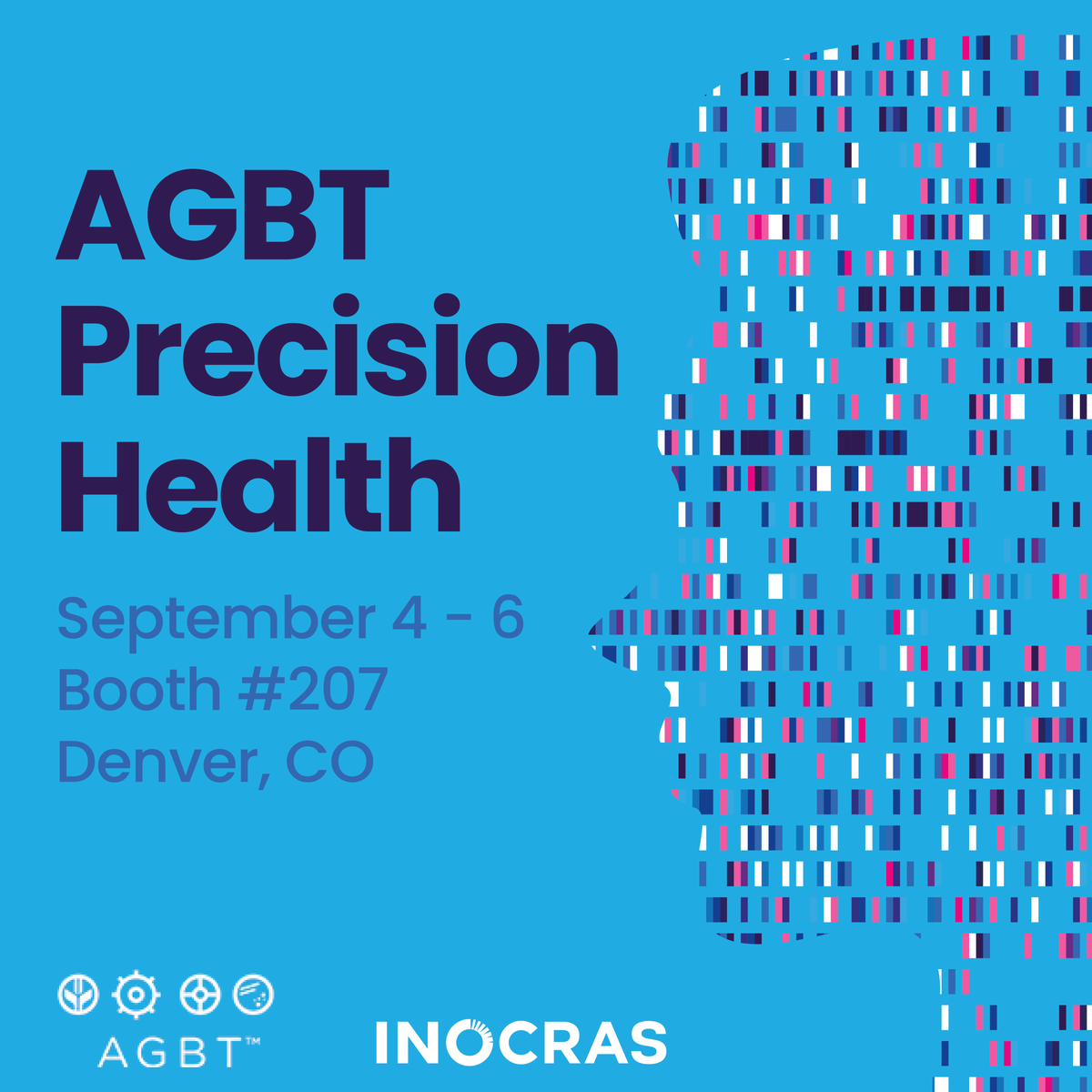 The AGBT Precision Health Conference is next week! Stop by and visit us at booth #207 and learn alongside amazing innovators in biotechnology and healthcare.
agbt.org/events/precisi…

#AGBT2024 #precisionhealth #genomicinnovation #genomics #biotech