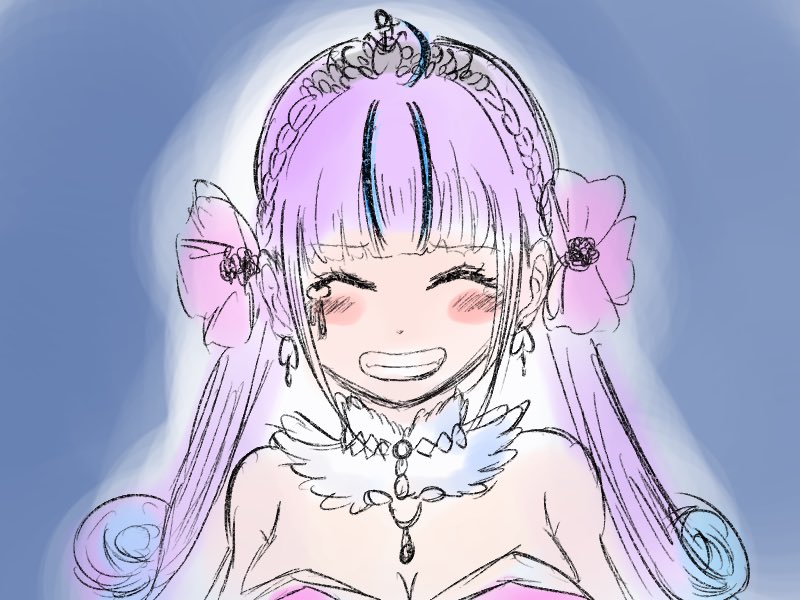 湊あくあ 「#湊あくあ卒業ライブ#あくあーと感動した 」|オヤジデスク@今日から頑張るのイラスト