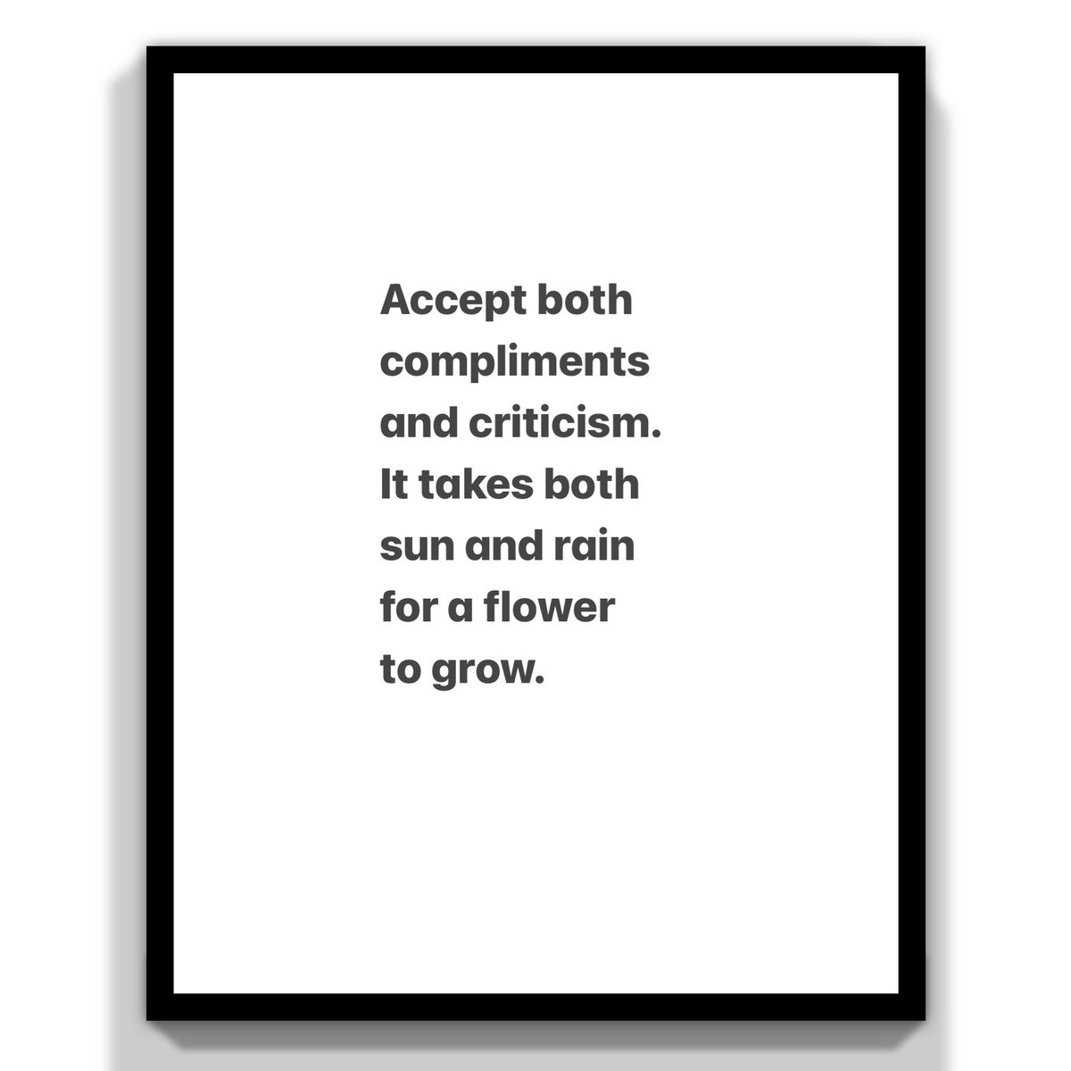 Am much better at accepting the latter these days. Especially when I know it comes from a good place and it will help me become a better version of me. How about you? #acceptcompliments #acceptcriticism #weneedsunandraintogrow
