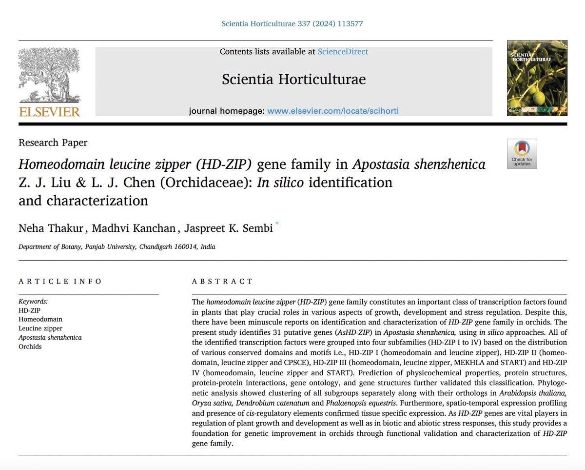 jklab_pu's tweet photo. Congratulations to @nehathakur1202 for her first publication from JK lab @sembi_jk 
https://t.co/ORpOgtntHT https://t.co/JYPY4aDZH9