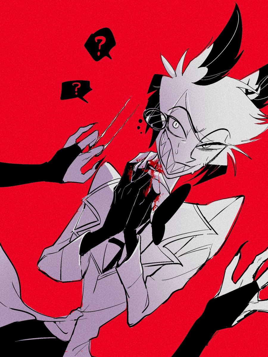 shikasennbee's tweet photo. 血の味を覚えてしまった🌈

#Charlastor #HazbineHotelAlastor #HazbinHotelCharlie https://t.co/gCok2BP1Ge