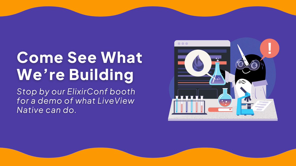 DockYard's tweet image. We&apos;re here at #ElixirConf2024! Don&apos;t forget to stop by the DockYard booth to learn more about what we&apos;re working on and experience LiveView Native for yourself. 

#MyElixirStatus #ElixirConf