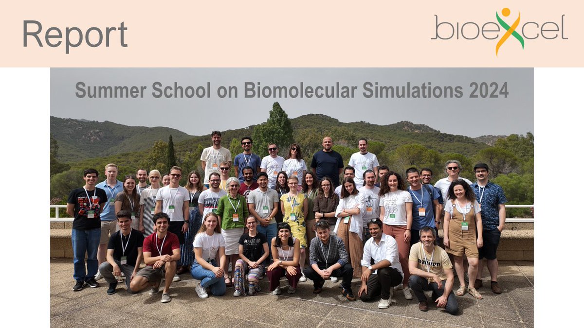 Read about our recent Summer School on Biomolecular Simulations and why this yearly learning and community-building event is a highlight for those young scientists who participate

➡️bit.ly/4dIoQhy

#training #community #molecularsimulations #compchem