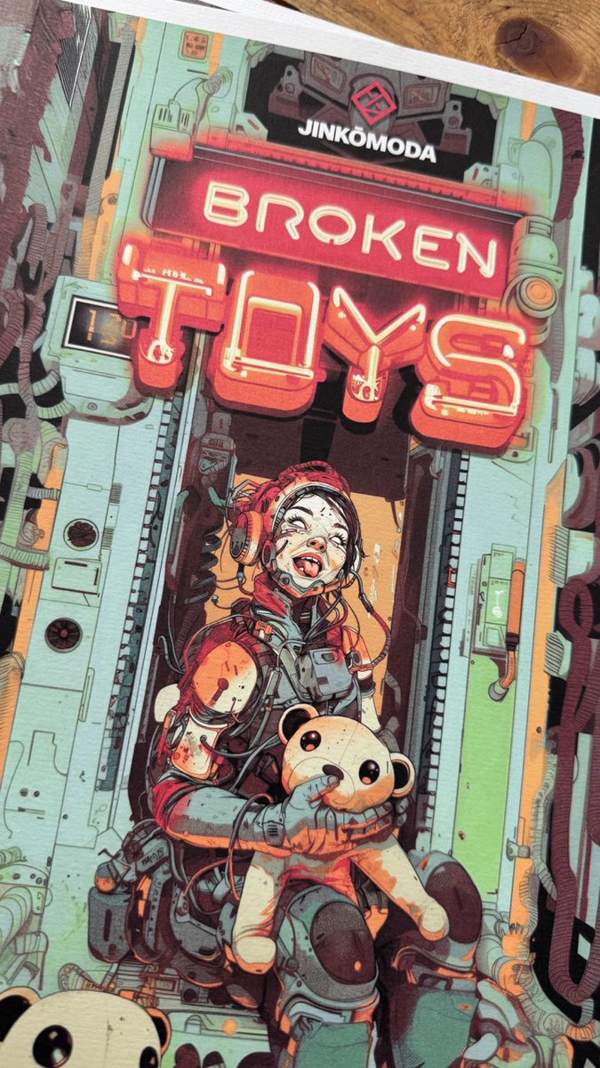 Our_Distraction's tweet photo. Still one of my favourites, Broken Toys is available in the Jinko Store now. https://t.co/g26yBdJwkk
#aiprint #aigirl #scifiart #limitededition #posterdesign #jinkomoda https://t.co/bIeSKJtzkm