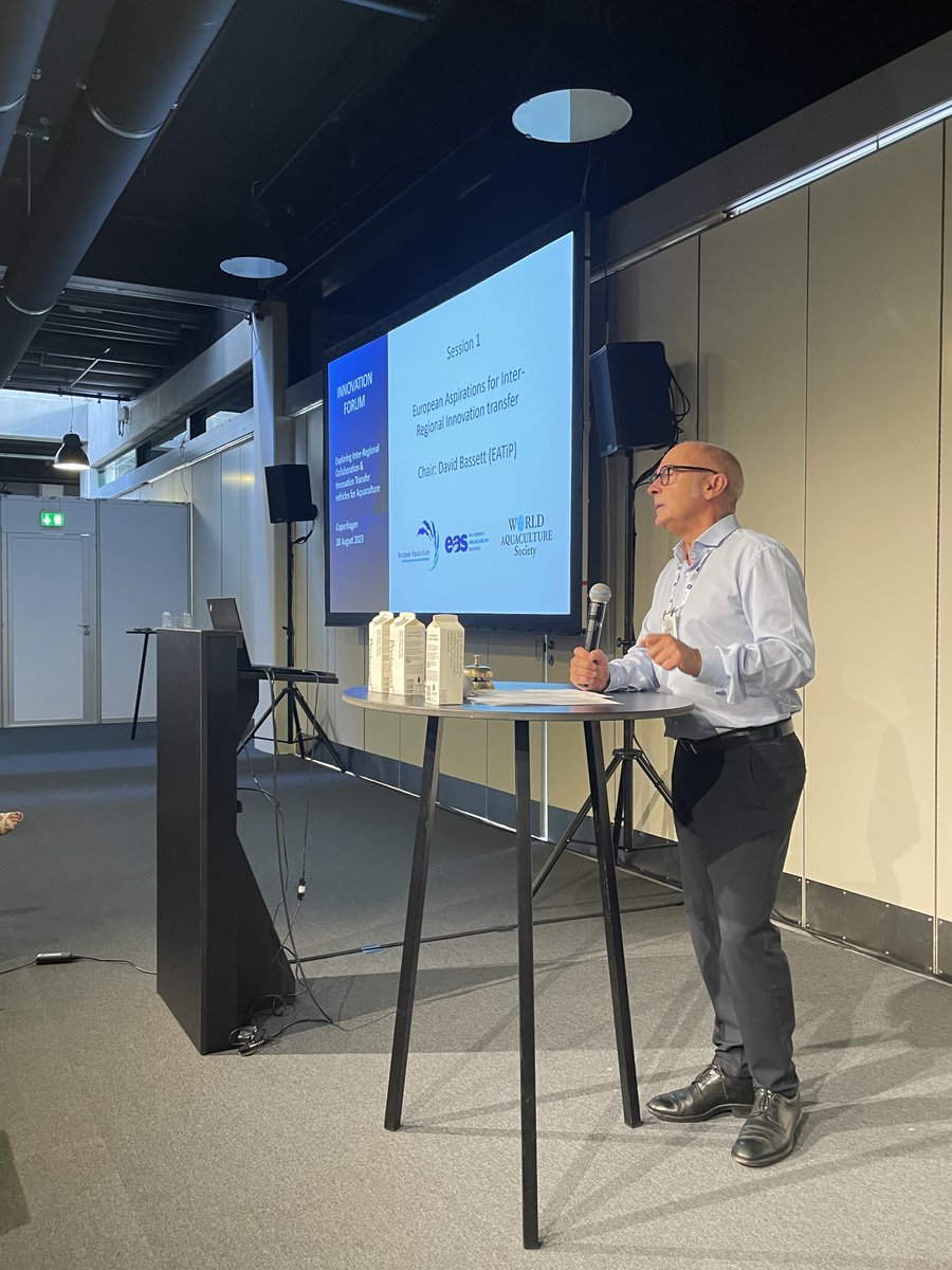 EATIP_eu's tweet photo. The #EATiP President @SkrettingGroup launches our annual #innovation forum at #Aqua2024๐ฉ๐ฐ
Speakers so far include @EU_MARE @EUScienceInnov @REA_research on #RTDI in ๐ช๐บ aquaculture strategy & tools to boost innovation transfer & project communication / dissemination ๐ช๐ข
๐๐ฆ๐๐ฑ https://t.co/HYYKGt7dGv