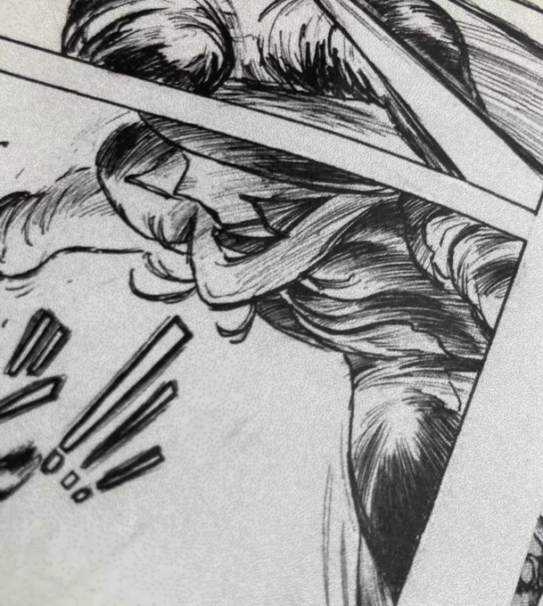 漫画を40ページくらい描いてみて、絵が上手くなったとは思いませんがこういう漫画でしか使わなさそうな表現は描けるようになりました 