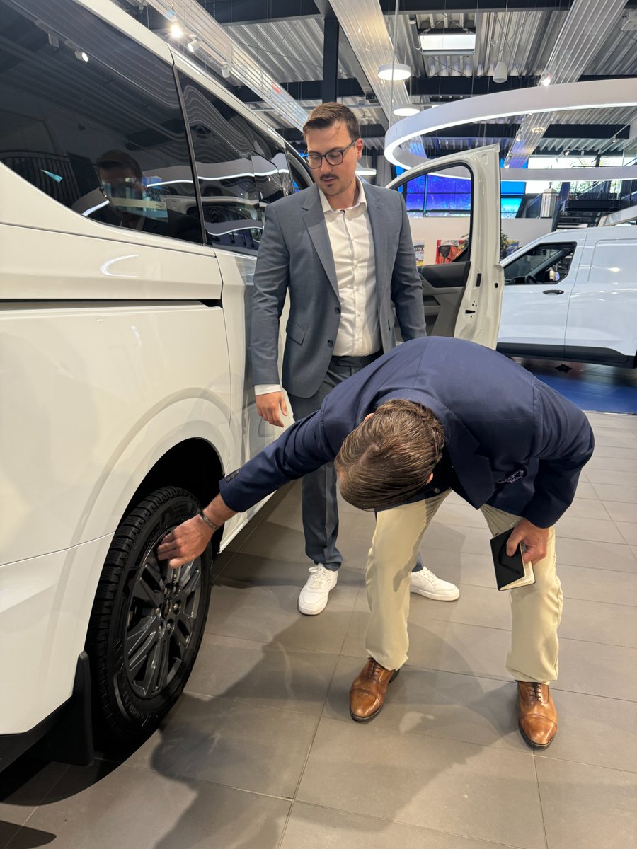 jimfarley98's tweet photo. Autohaus Bayer, based in Wiesbaden, Germany, has been in business for over 60 years. They've experienced so much as early adopters of @FordPro. Happy to work with them to make our vehicles better for their commercial customers. https://t.co/XX0bY0ZZ6p