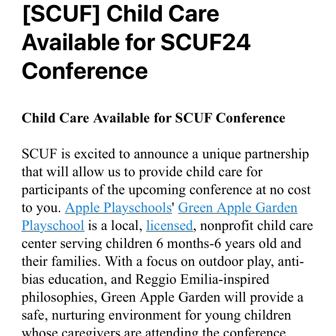 Resa E Lewiss MD (@resaelewissmd) on Twitter photo Glad to share and amplify <a href="/SCUFellowships/">Society of Clinical Ultrasound Fellowships</a> conference is offering childcare🔥
#culturechange #access #inclusivity Glad to share and amplify <a href="/SCUFellowships/">Society of Clinical Ultrasound Fellowships</a> conference is offering childcare🔥
#culturechange #access #inclusivity