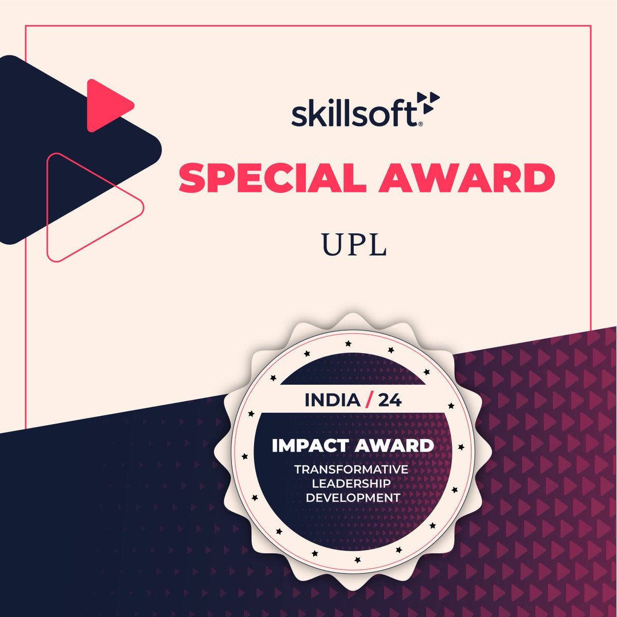 SkillsoftIndia's tweet image. Congrats to @UPLLtd for winning a special award in the "Impact Award for Transformative Leadership Development" at @Skillsoft Perspectives 2024 – India! Your leadership training sets a new benchmark.
#Leadership #Innovation
@peoplematters2
